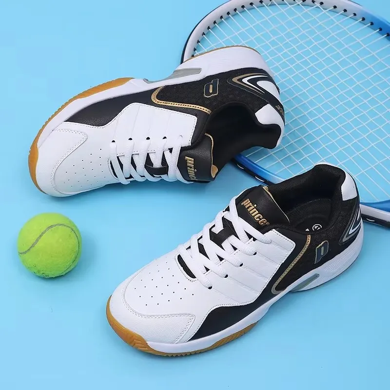 Badminton Fun - Professional Men Women Leather Badminton shoes