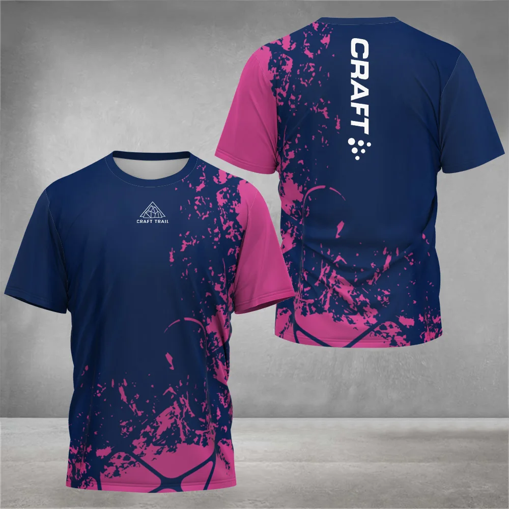 Badminton Outfit - Fashion Tie-Dye Printed Crew Neck T-Shirt