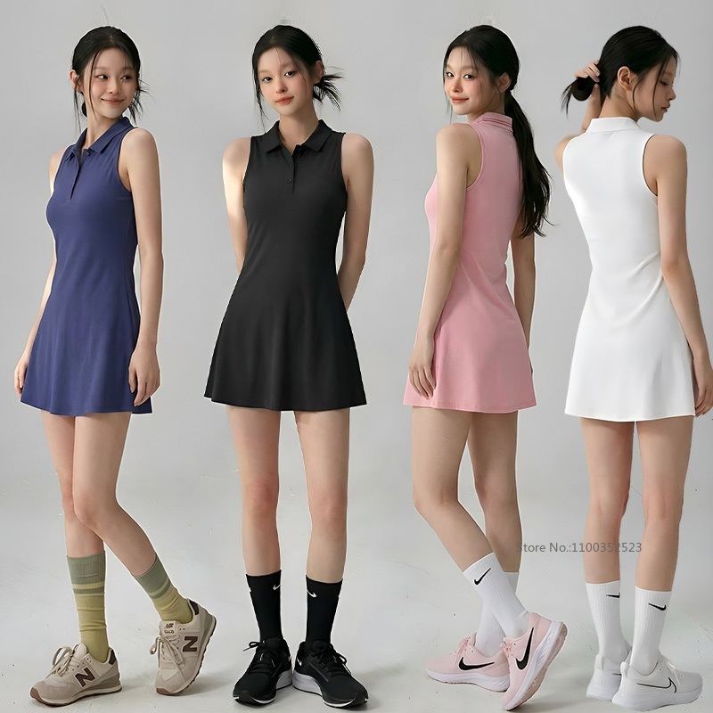 Women Tennis Golf Dress Sleeve - Badminton Outfit 评论和价格