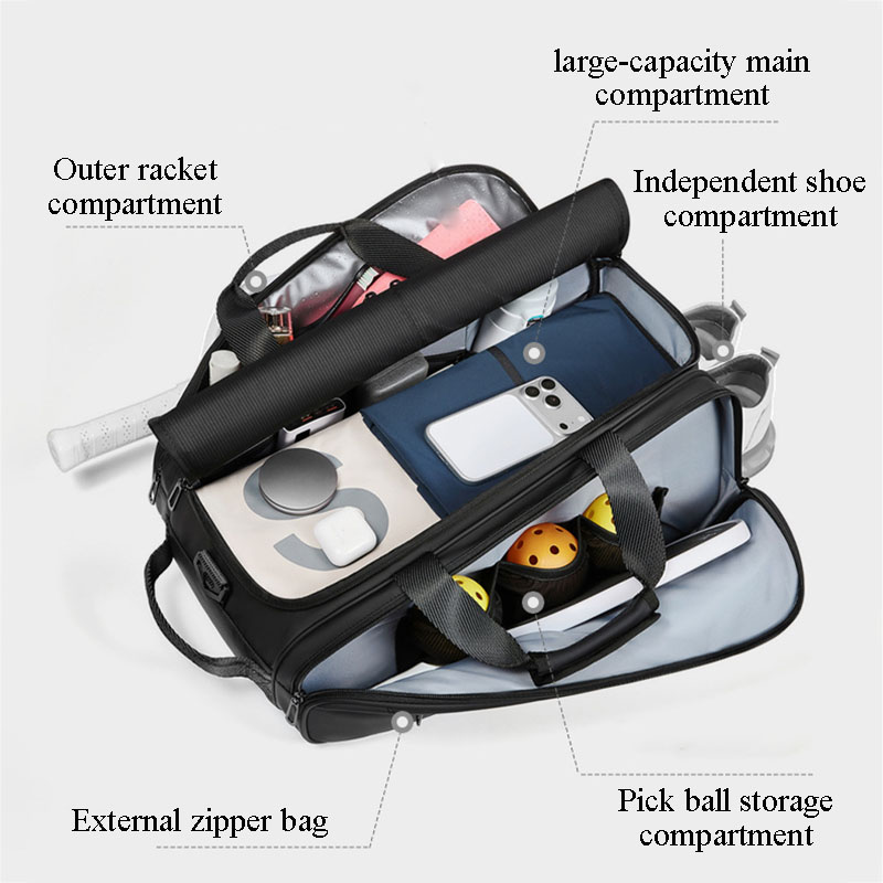 Tennis Bag, Large Capacity, Li - Badminton Fun 评论和价格