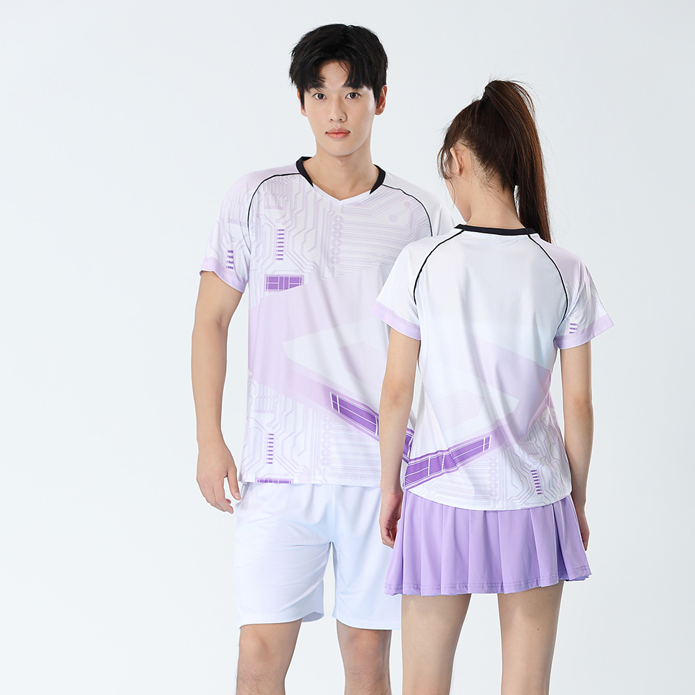 Women Two Piece Badminton Set  - Badminton Outfit 评论和价格